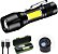 LANTERNA MINI TATICA COM LED E ZOOM RECARREGAVEL USB LUZ - Imagem 1