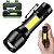 LANTERNA MINI TATICA COM LED E ZOOM RECARREGAVEL USB LUZ - Imagem 2