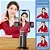 SUPORTE DE CELULAR 360 COM RASTREAMENTO FACIAL INTELIGENTE SELFIE COR PRETO KA-ZP117 - Imagem 2