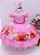 Vestido Infantil Circo Rosa Cinto Pérolas Strass Luxo (DLXCIRCO) - Imagem 4