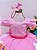 Vestido Infantil Circo Rosa Cinto Pérolas Strass Luxo (DLXCIRCO) - Imagem 1