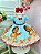 Vestido Infantil Moana Baby Florido Azul Festas Luxo (1770AR) - Imagem 5