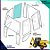 VIDRO JANELA DIREITA JCB 3C 82780375 - Imagem 1