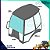 VIDRO PARABRISA FRONTAL SUPERIOR CATERPILLAR 416E 205-9607 2059607 - Imagem 1