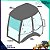 VIDRO VIGIA TRASEIRO SUPERIOR CATERPILLAR 416E 2290309 229-0309 - Imagem 1