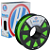 Filamento PLA Verde Ninja 1,75mm 1Kg PrintaLot - Imagem 1