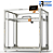 Impressora 3D Elegoo GIGA Orange Storm Mesa 80x80x100cm 300mm/s - Imagem 2