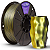 Filamento Voolt PLA Duo Color Dourado e Preto V-Silk - 1kg - Imagem 2