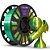 Filamento Voolt PLA Duo Color Dourado E Verde V-Silk - 1Kg - Imagem 2