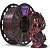 Filamento Voolt PLA Duo Color Shadow Vermelho e Preto V-Silk - 1kg - Imagem 2