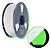 Filamento Sunlu Pla Glow In The Dark 1.75mm 1kg Branco Pra Verde - Imagem 1