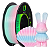 Filamento PLA Silk Rainbow Multfila Ice Cream 1.75mm 1kg - Imagem 1