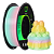 Filamento PLA Silk Rainbow Multfila Unicorn 1.75mm 1kg - Imagem 1