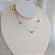 Choker Esferas Douradas - 40cm - Semijoia - Imagem 4