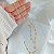 Choker Corrente Fina Gotas - 45cm - Semijoia - Imagem 3