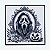 Quadro Ghostface Halloween 20x20 cm — Placa Decorativa 3D em Relevo - Imagem 2