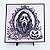Quadro Ghostface Halloween 20x20 cm — Placa Decorativa 3D em Relevo - Imagem 1