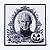 Quadro Pinhead Halloween 20x20 cm — Placa Decorativa 3D em Relevo - Imagem 2