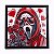Quadro Amor Assassino — Placa Decorativa 3D em Relevo 20x20 cm - Imagem 2