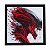 Quadro Sangue Ácido — Placa Decorativa 3D em Relevo 20x20 cm - Imagem 2