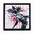 Quadro Predador do Mundo Invertido — Placa Decorativa 3D 20x20 cm - Imagem 2