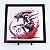 Quadro Caçador do Espaço — Placa Decorativa 3D em Relevo 20x20 cm - Imagem 1