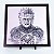 Quadro O Enigma da Caixa — Placa Decorativa 3D em Relevo 20x20 cm - Imagem 1