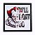 Quadro You'll Float Too Tipográfico — Placa Decorativa 3D 20x20 cm - Imagem 2