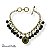 PULSEIRA CRISTAIS E PONTOS DE LUZ - PRETA 12246 - Imagem 1