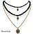 COLAR CURTO 3 VOLTAS PRETO 11623 - Imagem 1