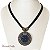 COLAR CURTO CORDÕES E MANDALA CASCALHO AZUL MARINHO 11989 - Imagem 2
