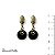 BRINCO CHAPINHA C/ COURO PRETO 12372 - Imagem 1