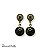 BRINCO CHAPINHA C/ CASCALHO PRETO 12477 - Imagem 1
