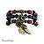 KIT C/ 3 PULSEIRAS DE CONTAS, CRISTAIS E BERLOQUES - COLORIDO INVERNO 12594 - Imagem 1