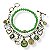 Kit c/ 2 pulseiras de cristais e berloques - verde 12790 - Imagem 1