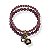Kit c/ 2 pulseiras de cristais, pedras naturais e berloques - ametista 12752 - Imagem 1