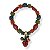 Pulseira c/ resinas e berloques - colorido 12887 - Imagem 1