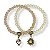 Kit c/ 2 pulseiras de pérolas, cristais e berloques - 12863 - Imagem 2
