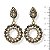Brinco mandala c/ strass - dourado 12757 - Imagem 1
