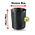 Vaso Redondo Preto 3,6L - Imagem 3