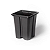 Pote quadrado para mudas 0.185L (preto) 08 cm - Imagem 2