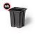 Pote quadrado para mudas 0.185L (preto) 08 cm - Imagem 3