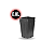 Vaso Quadrado Pequeno 0,8L - Imagem 1