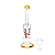 BONG BEE HIVE PREMIUM SQUADAFUM - AMBAR - Imagem 6