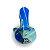 PIPE GLASS SQUADAFUM SDF FULL COLLOR - AZUL - Imagem 1