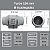 Kit Exaustor e Filtro Cultivando Sustento 150mm 6' 540 m3/h - Imagem 3