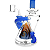 Bong Premium Twister Squadafum - Azul - Imagem 4