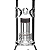 Bong Glass Ice Percolator Squadafum - Preto - Imagem 3