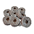 Kit 10 x Pastilha Celula De Germinacao Turfa Jiffy 42X75MM - Imagem 1