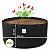 Cama de Cultivo - Vaso de Feltro 150  Litros - Imagem 1